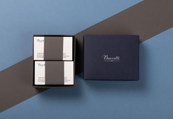 Confezione biglietti da visita Buccelli 1952